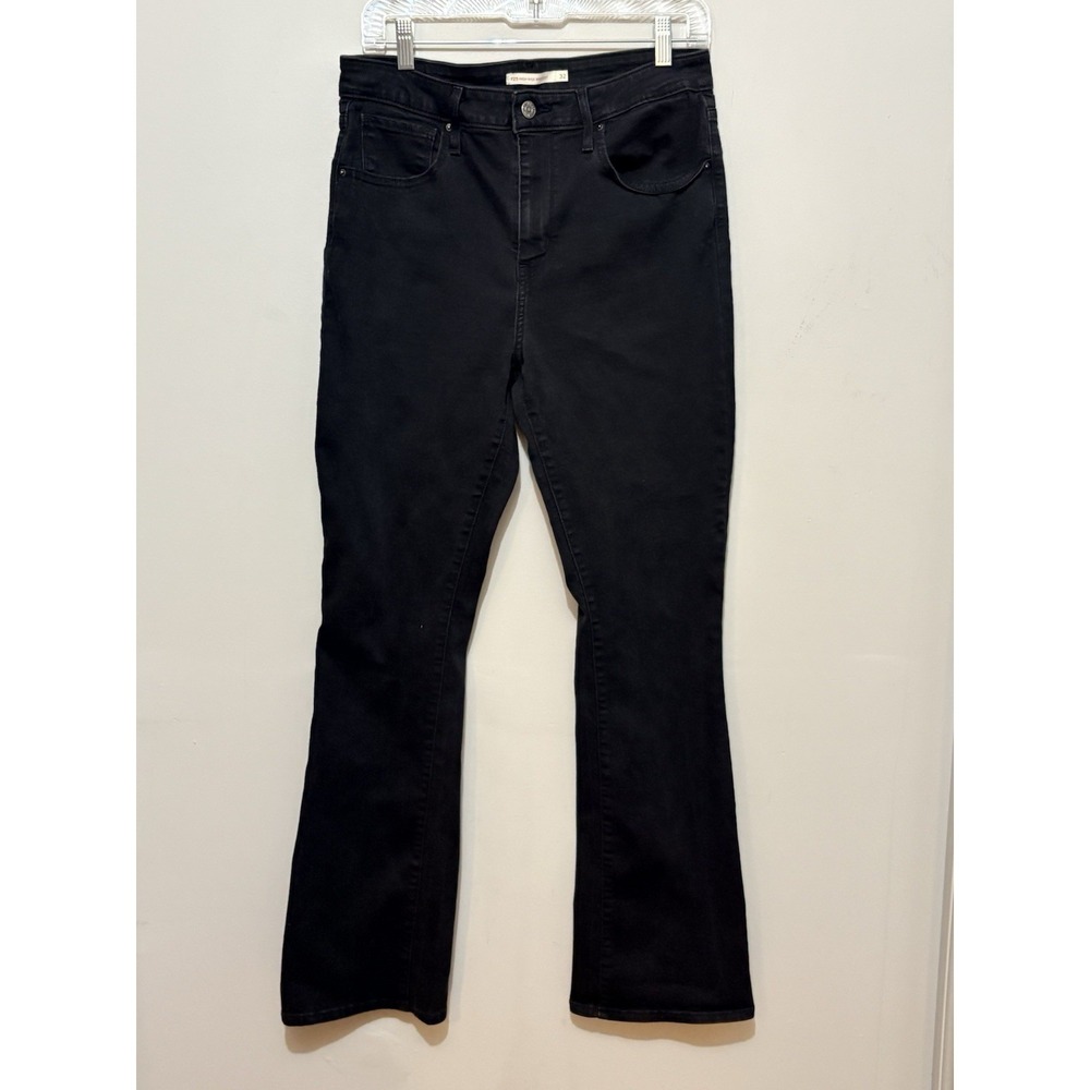 Levi's Levis‎ 725 Women's Jeans 32x30 High‑Rise Bootcut Soft Black Stretch